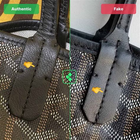 goyard tote authenication guide|how to check for goyard bag.